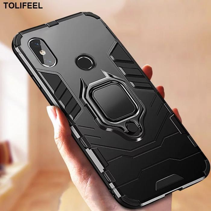 XIAOMI REDMI NOTE 5 PRO CASE ARMOR ROBOT IRING STANDING CASE