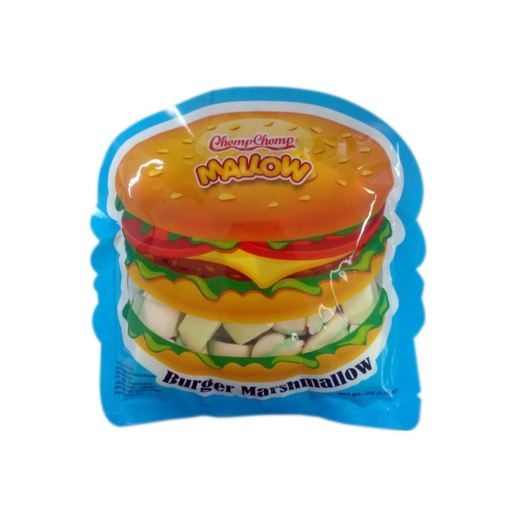 CHOMP CHOMP MALLOW BURGER MARSHMALLOW  60/50g
