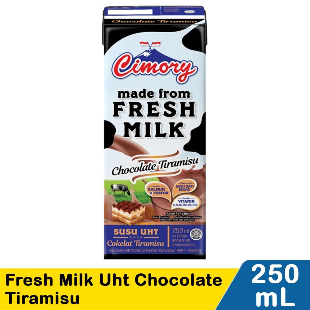 CIMORY FRESH MILK UHT CHOCO TIRAMISU 250mL