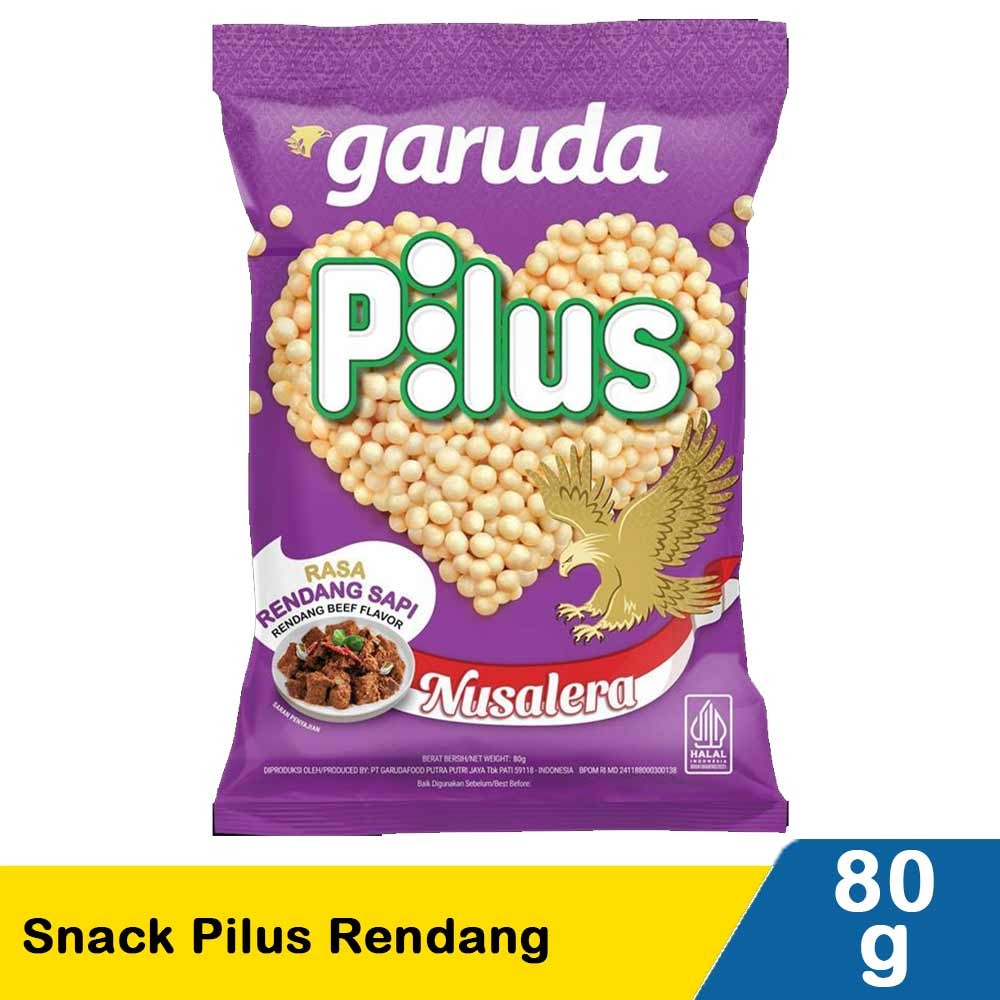 GARUDA SNACK PILUS RENDANG 80+16/80g