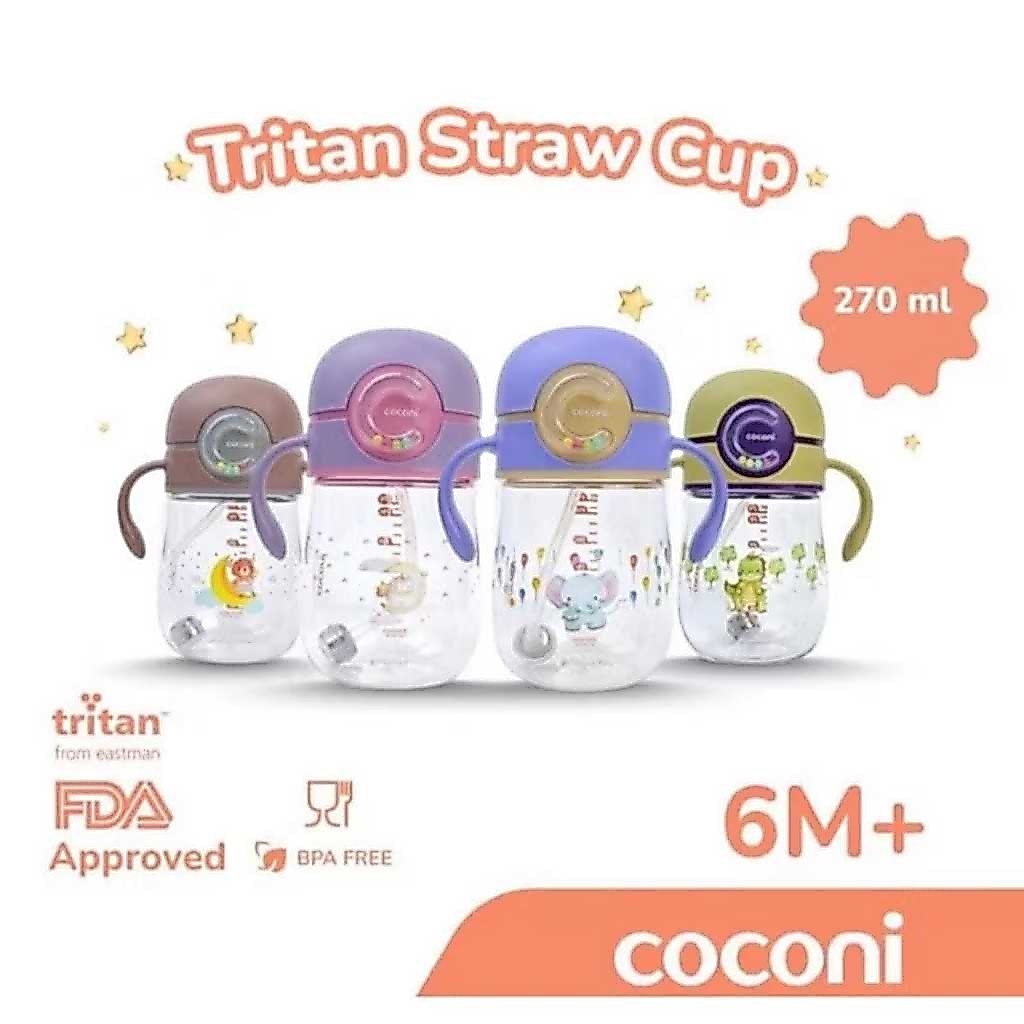 COCONI -TRITAN BOTTLE 270 ML - BROWN BEAR