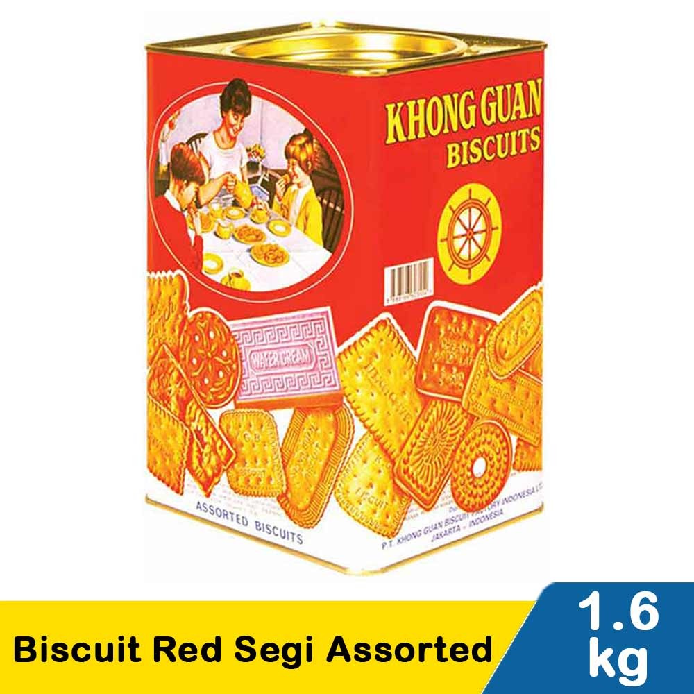 KHONG GUAN BISCUIT RED SEGI ASSORTED 1600g