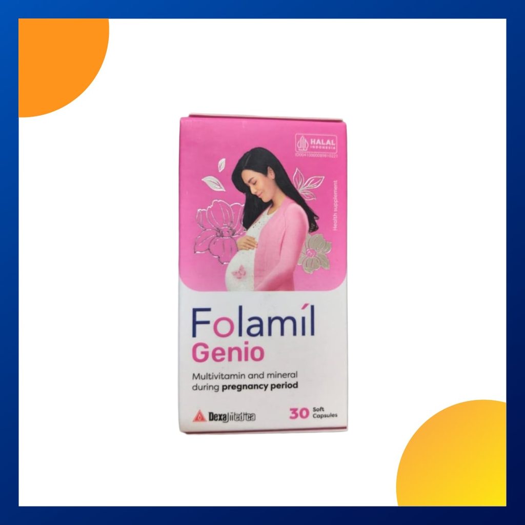 Folamil Genio Botol 30 Kapsul