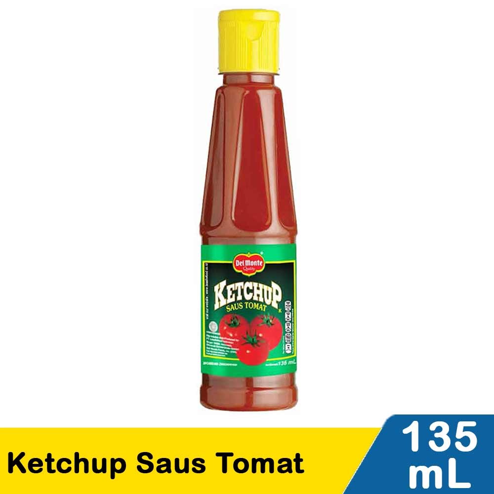 DELMONTE KETCHUP SAUCE TOMAT 140/135mL