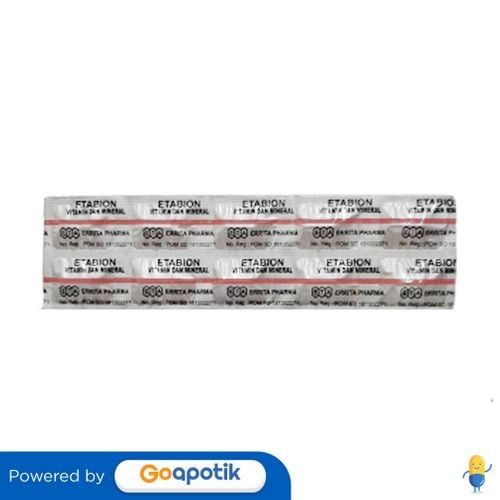 Etabion Strip Isi 10 Tablet
