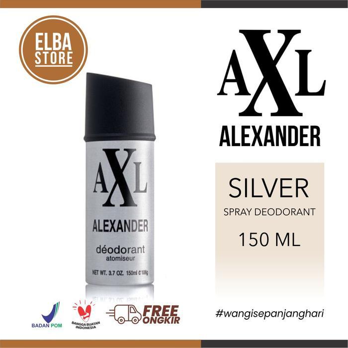AXL Alexander Body Spray 150ml - Silver