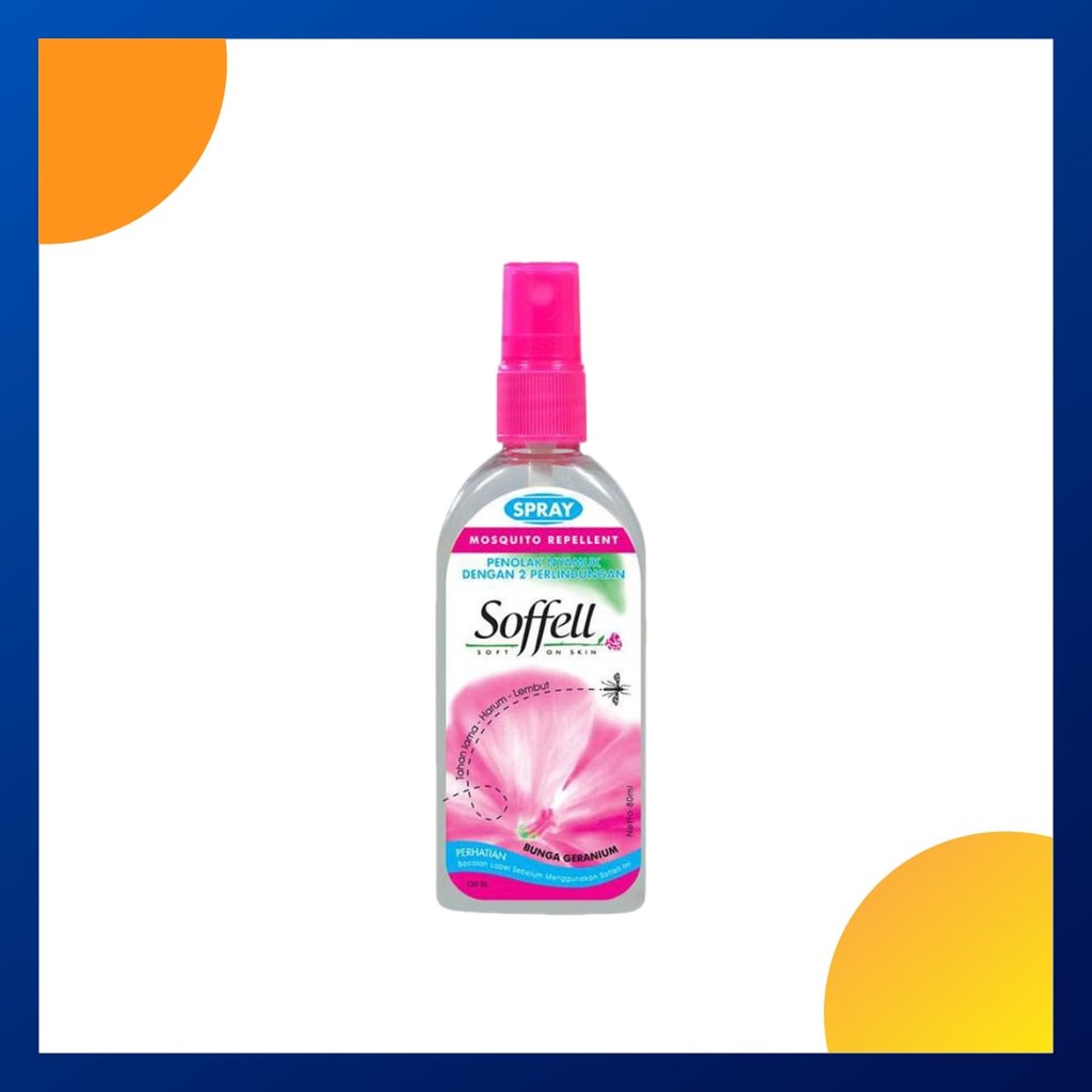 Soffell Spray Bunga Geranium 80 Ml