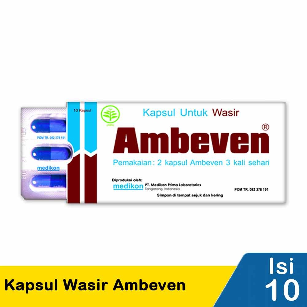 AMBEVEN KAPSUL UNTUK WASIR 10'S