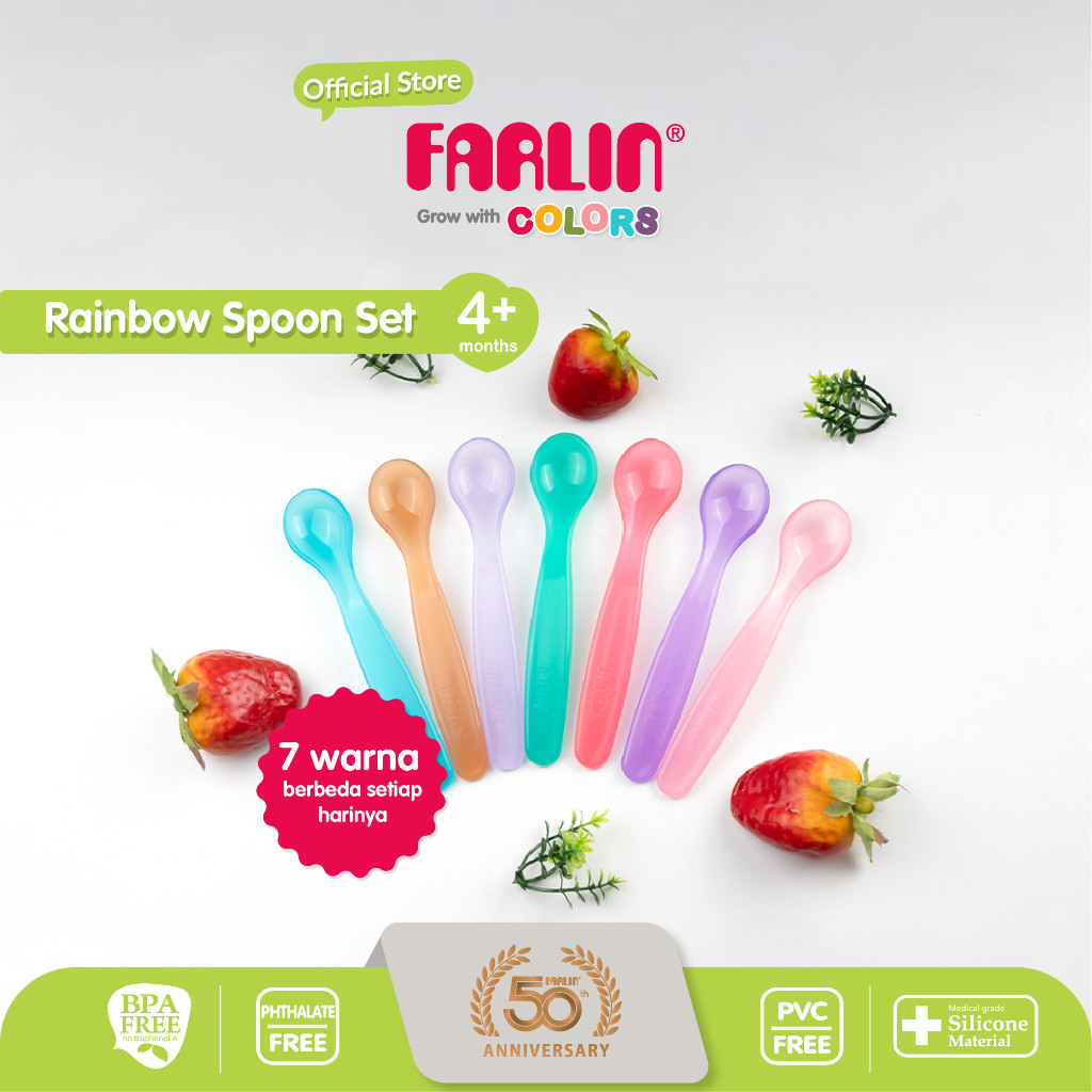 Rainbow Spoon SetMurah