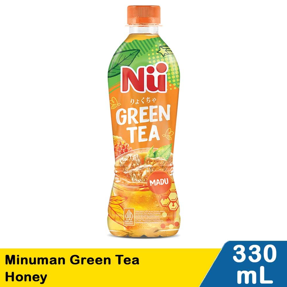 NU MINUMAN GREEN TEA HONEY 330mL