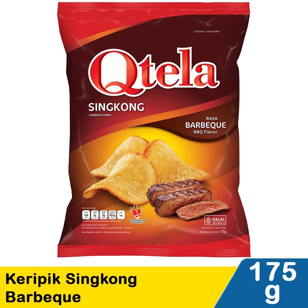 QTELA KERIPIK SINGKONG BARBEQUE 175g