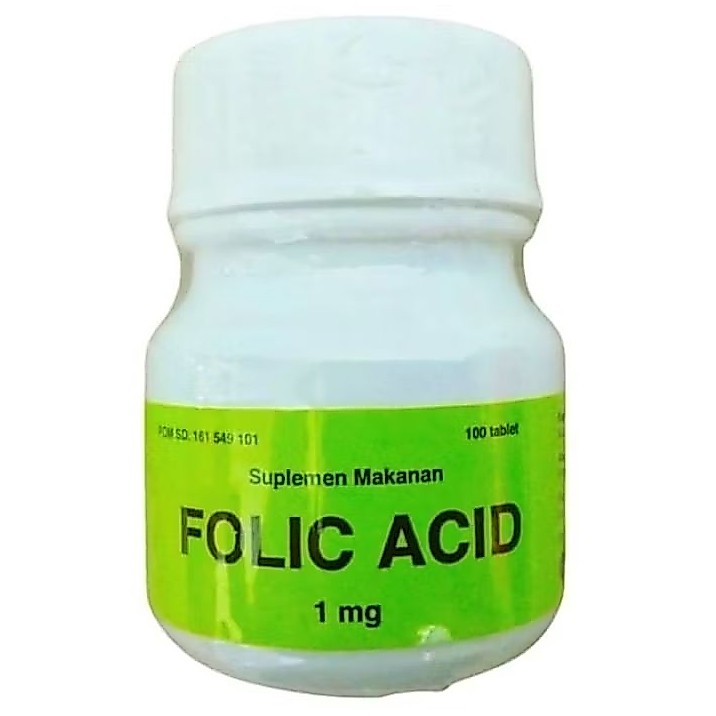 FOLIC ACID 1mg (100's /Botol) - First Medipharma