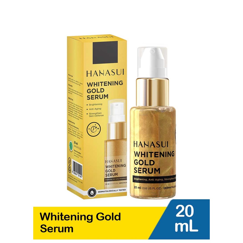 HANASUI WHITENING GOLD SERUM  20mL