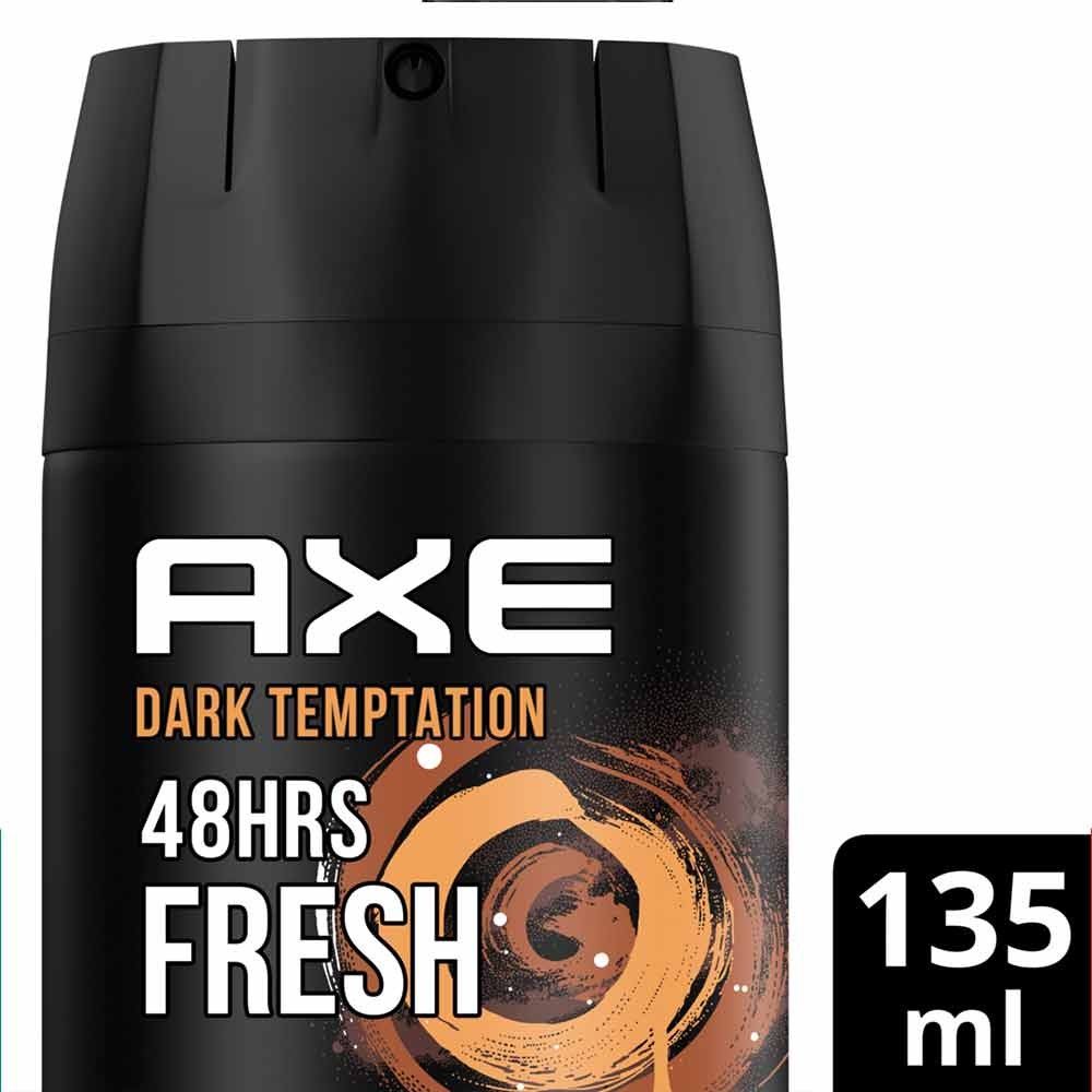 AXE BODY SPRAY DEODORANT DARK TEMPTATION 150/135mL
