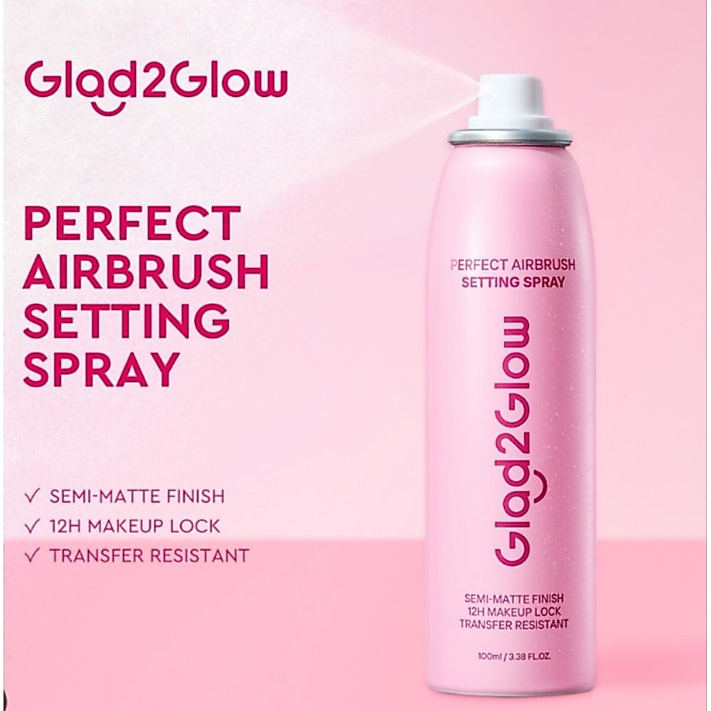 GLAD2GLOW- Perfect Airbrush Setting Spray. | 100ml