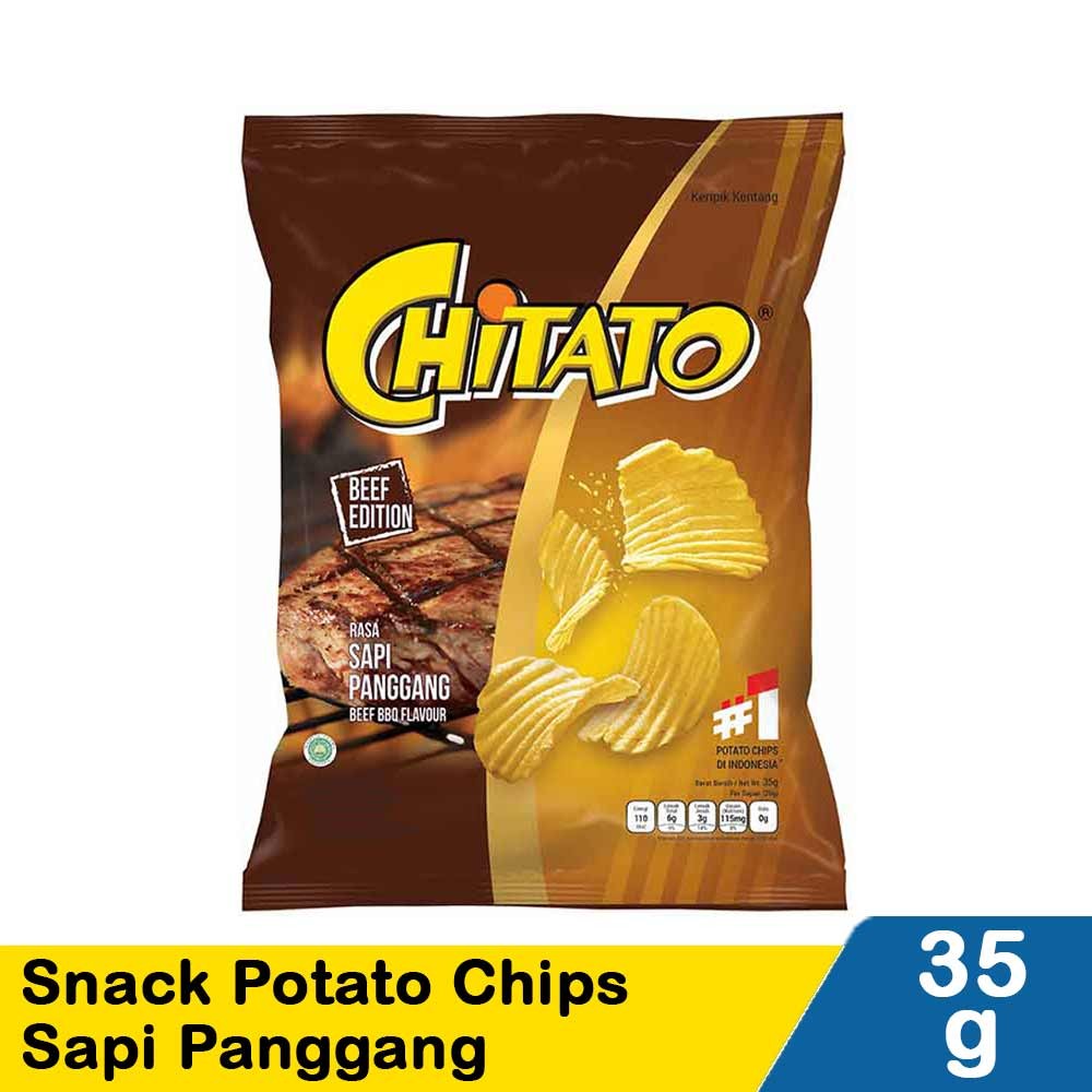 CHITATO SNACK POTATO CHIPS SAPI PANGGANG 35g