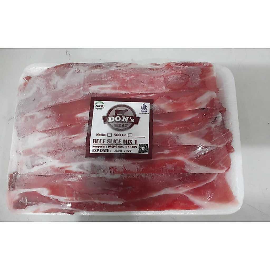Dons Beef Slice Mix 500 Gr