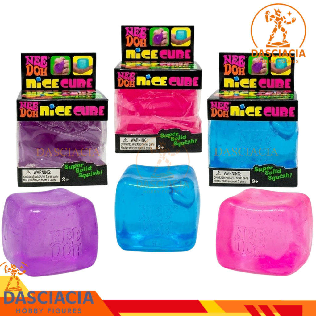 Fidget Needoh Jelly Nice Cube Edition Mainan Sensorik Anti Strees