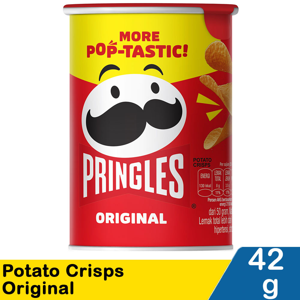 PRINGLES POTATO CRISPS ORIGINAL 42g