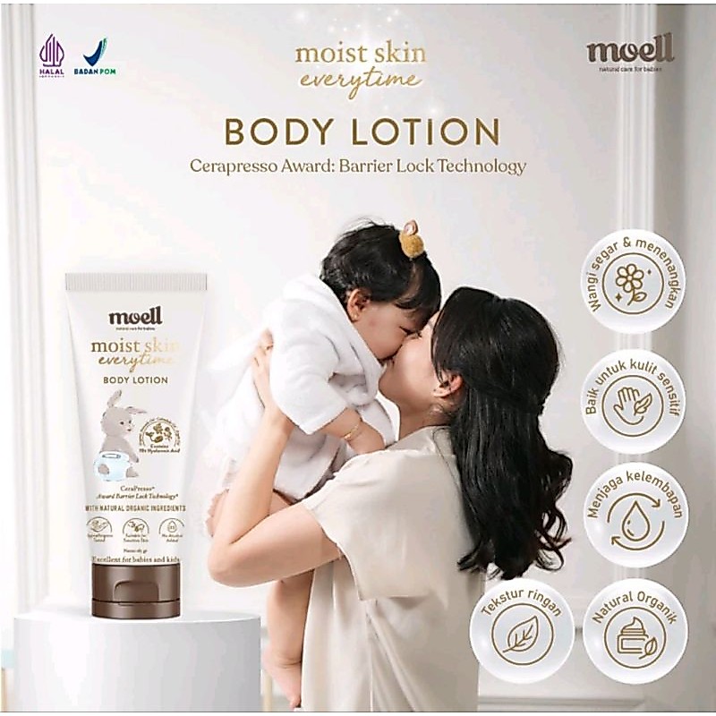 moel baby body lotion