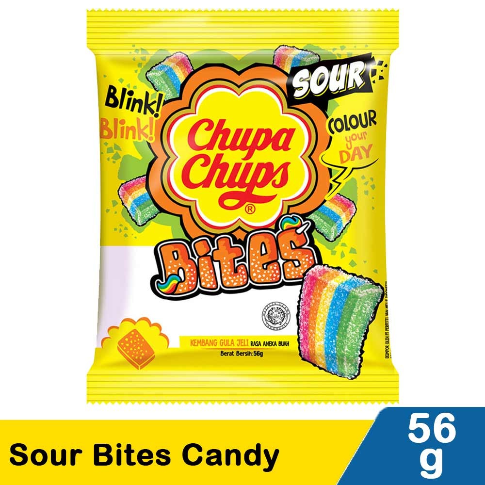 CHUPA CHUPS SOUR BITES CANDY  61.6/56g