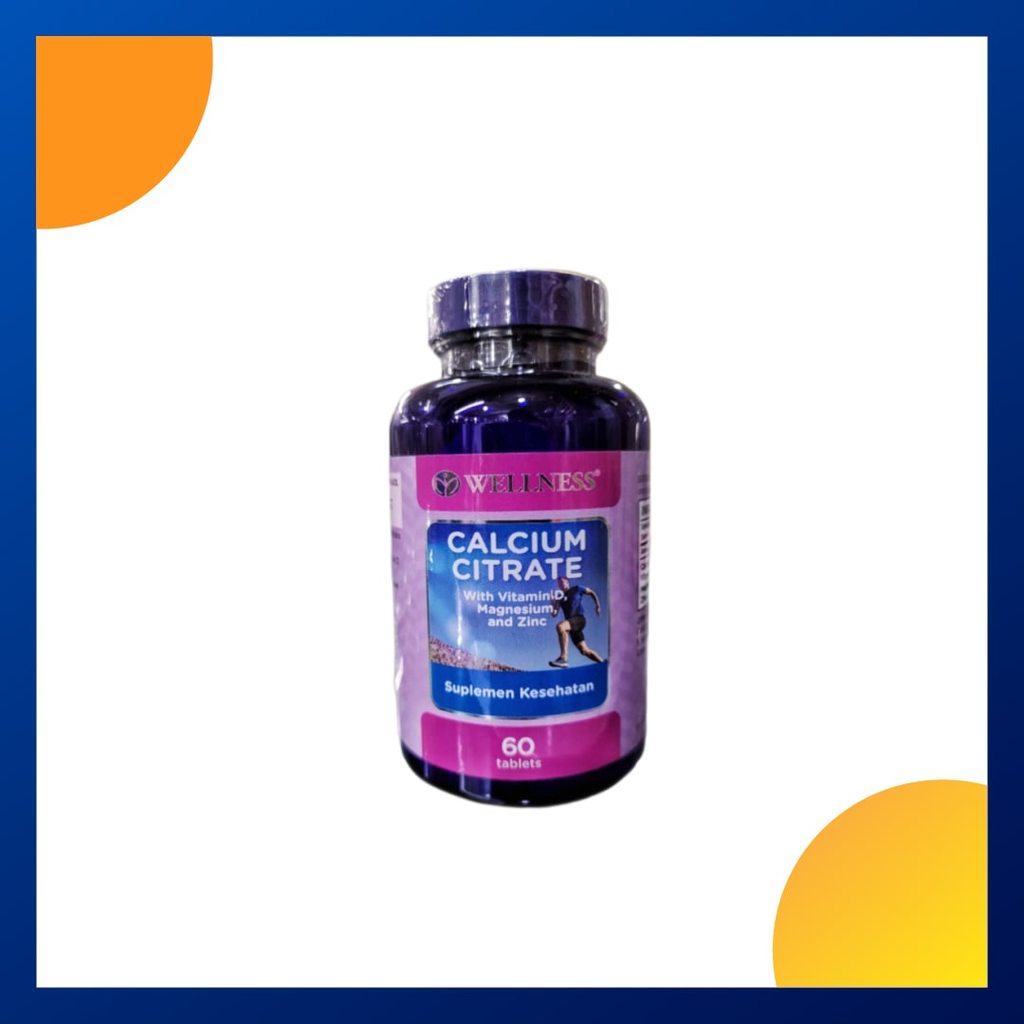 Wellness Calcium Citrate Box 60 Tablet