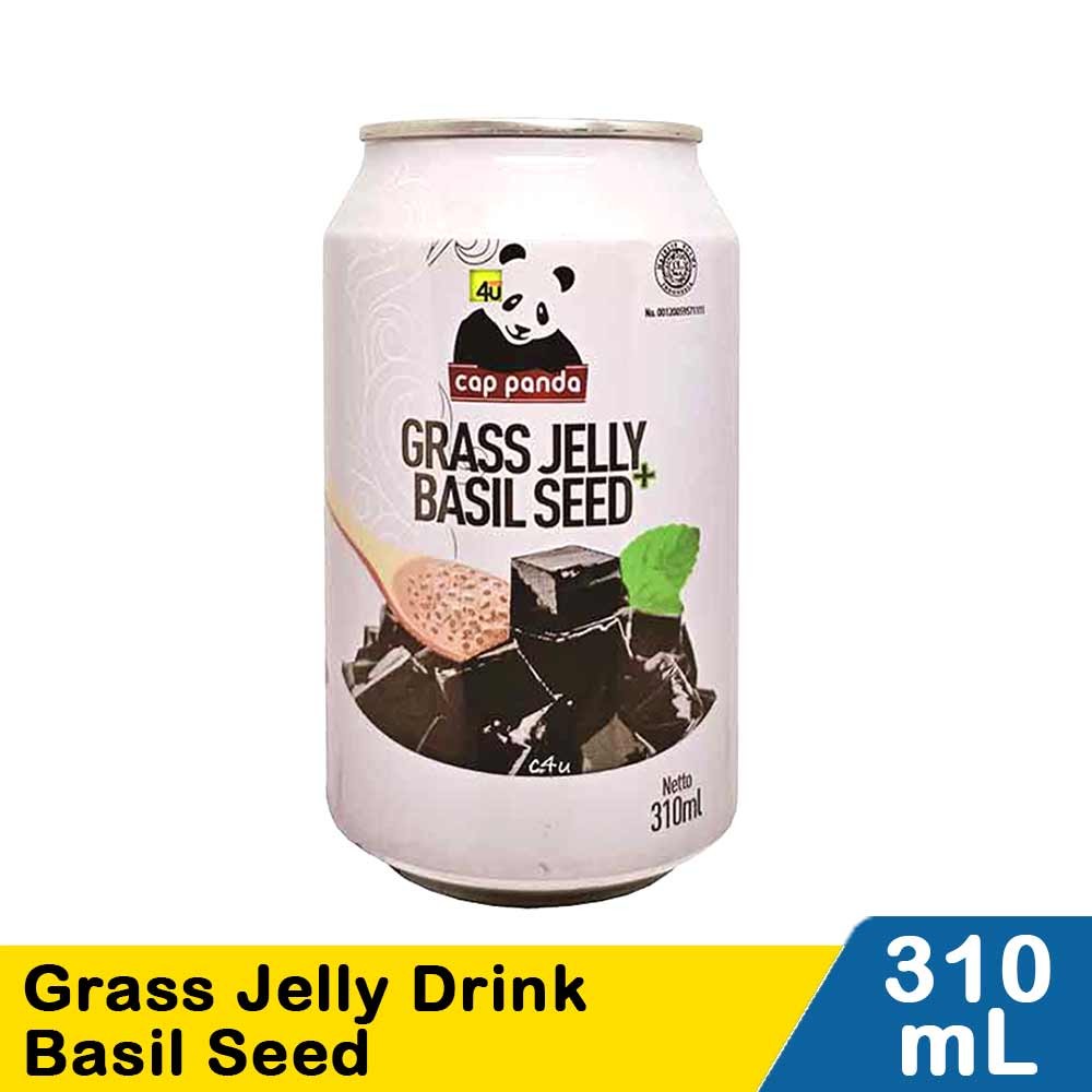 PANDA GRASS JELLY DRINK BASIL SEED 310mL