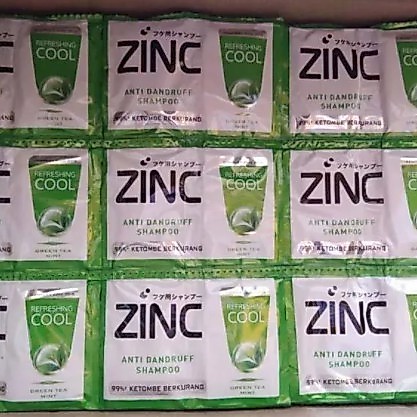 ZINC SHAMPOO 12 SACHET .