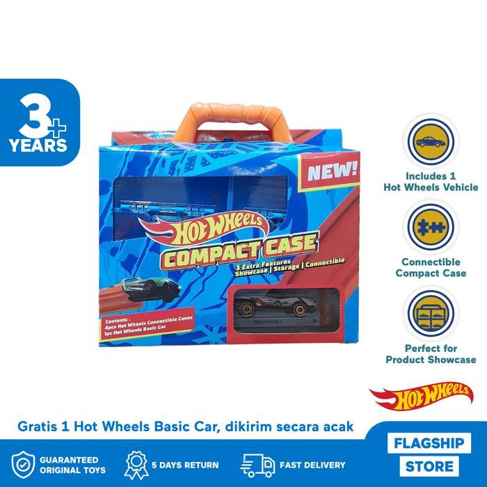 Hot Wheels Compact Case with 3 Extra Feature Showcase (Random)