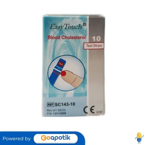 Easy Touch Cholesterol Test Strip Box 10 Pcs