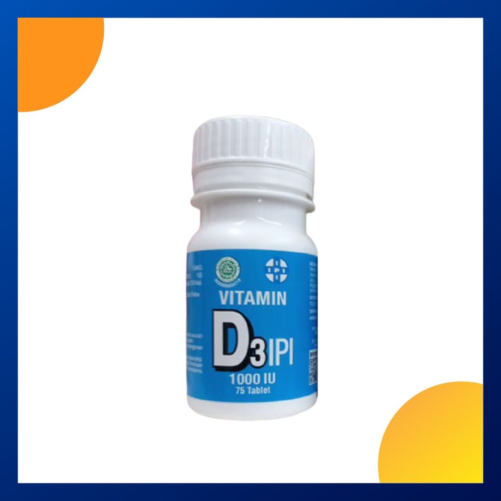 Ipi Vitamin D3 1000 Iu Botol 75 Tablet