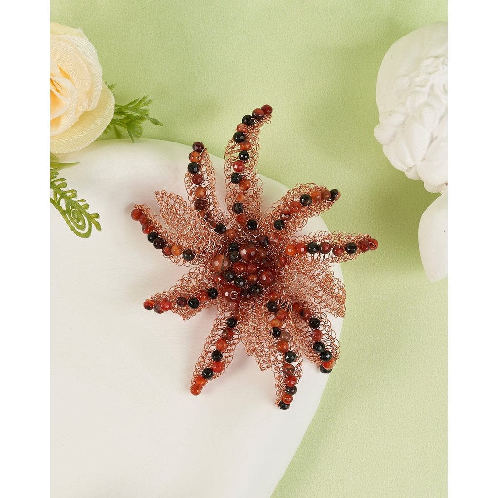 Araflora Rose Gold Brooch