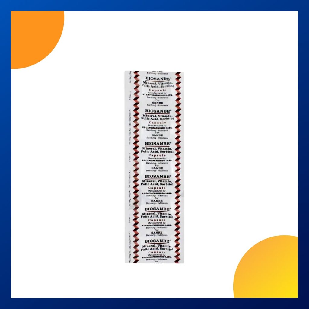 Biosanbe Strip Isi 10 Kapsul