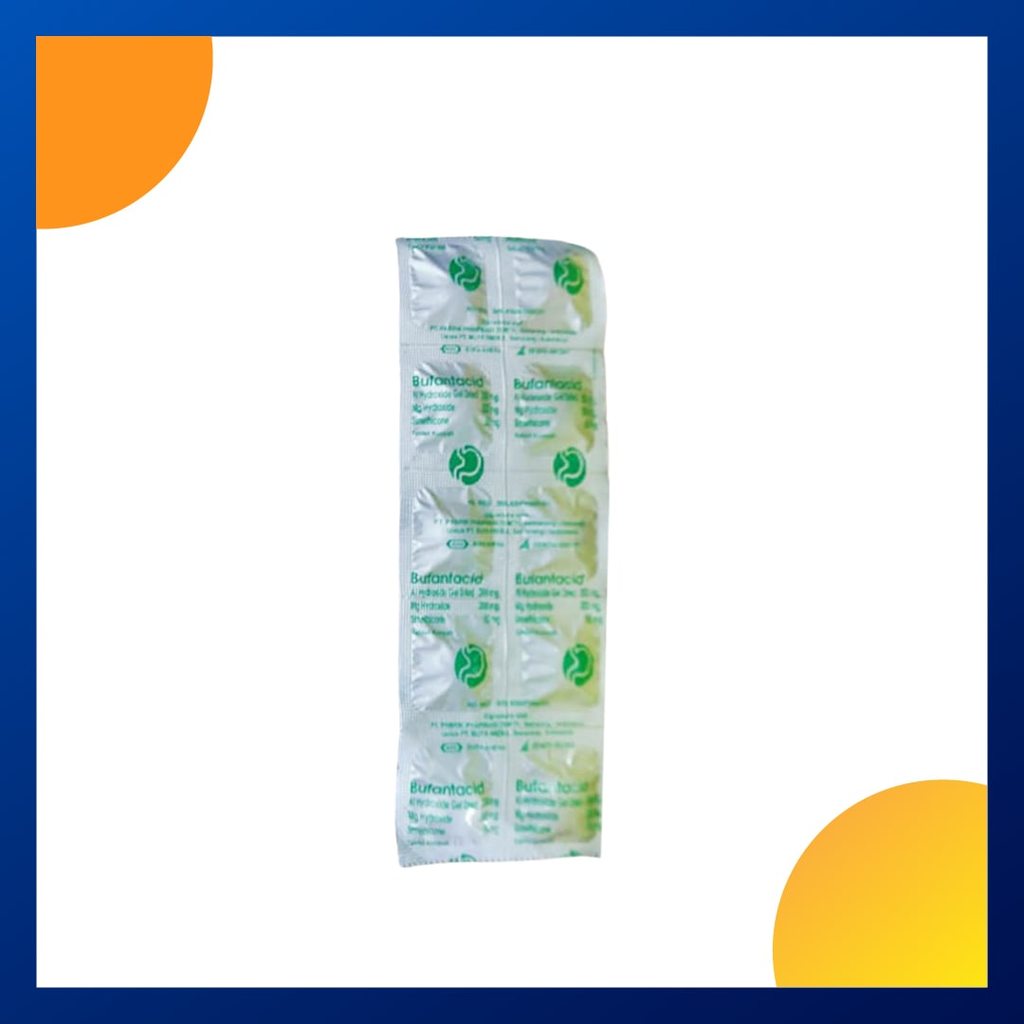 BUFANTACID 1 STRIP @ 10 TABLET KUNYAH