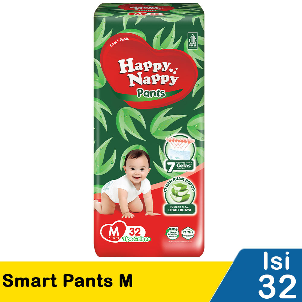 HAPPY NAPPY SMART PANTS 34/32'S  MEDIUM