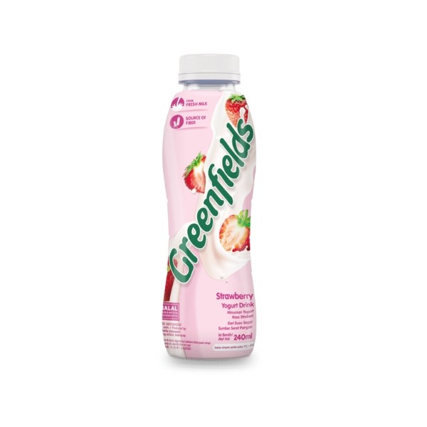 GREENFIELDS DRINK YOGURT STRAWBERRY 240 ML