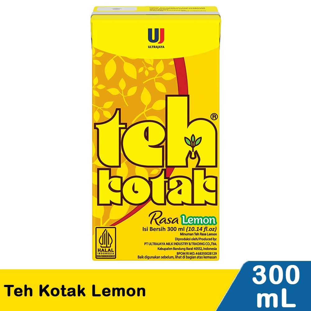 ULTRA TEH KOTAK LEMON 300mL