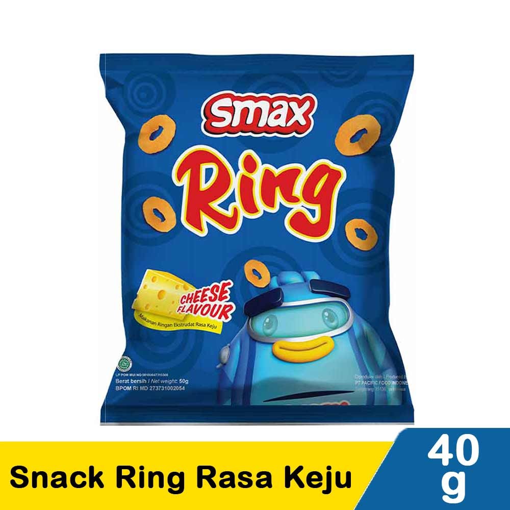 SMAX SNACK RING RASA CHEESE 40g
