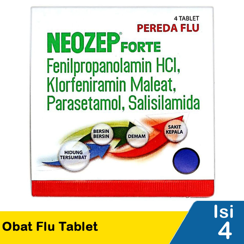 NEOZEP FORTE OBAT FLU TABLET 4'S