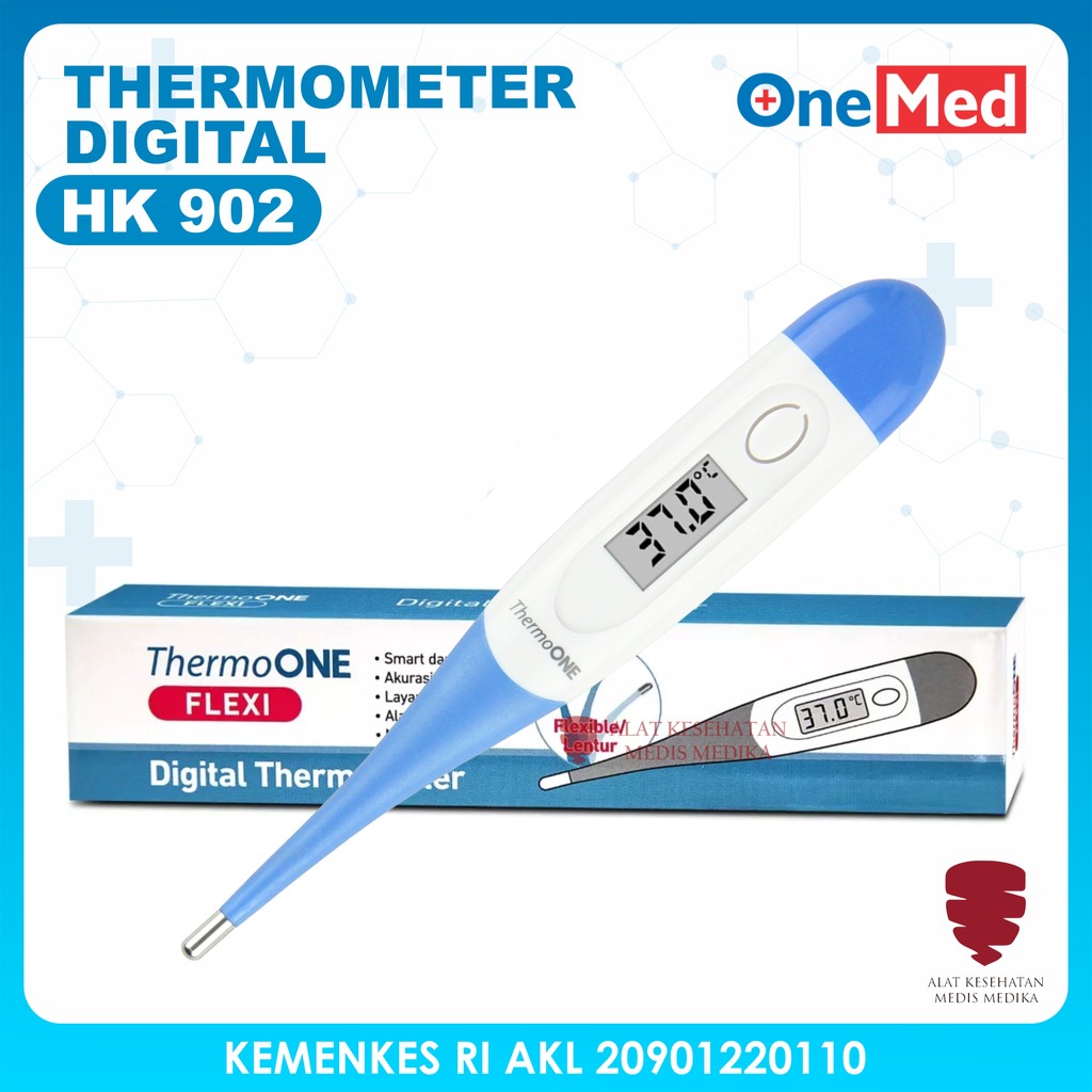 Thermometer Digital HK 902 Termometer Elastis Thermo One Flexi Onemed