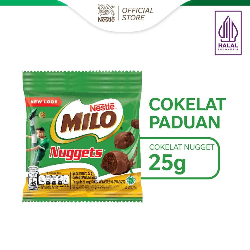 MILO CHOCOLATE NUGGETS  25g
