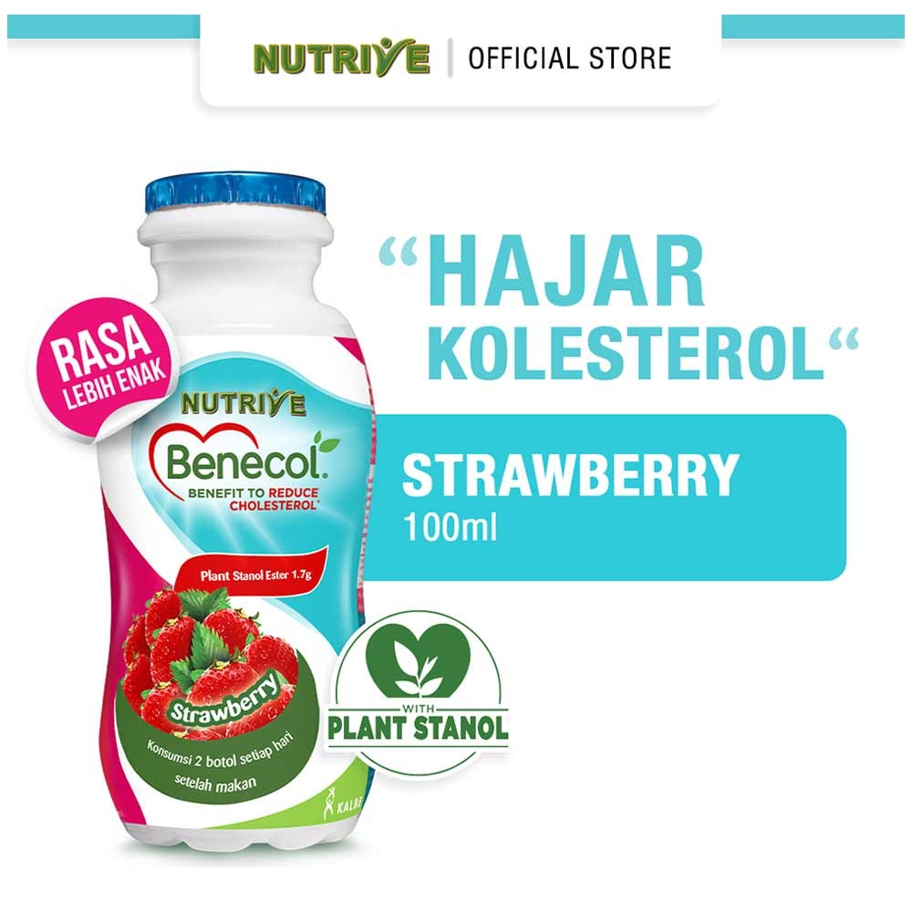 NUTRIVE MINUMAN BENECOL STRAWBERRY 100mL