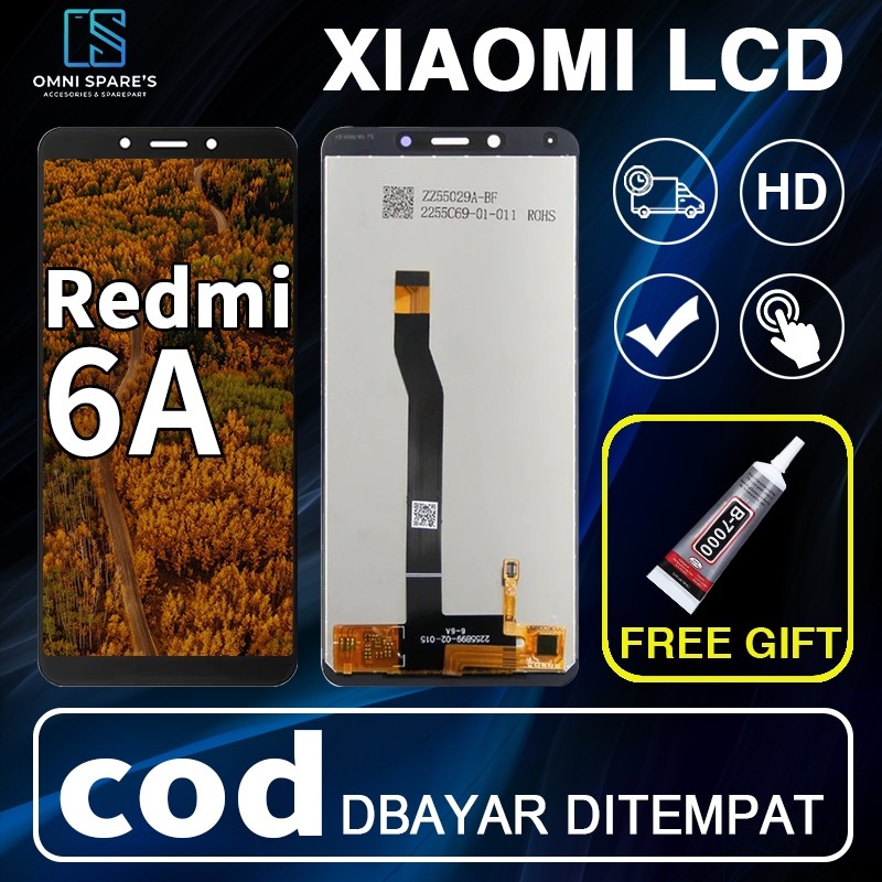 CASEORY Lcd Touchscreen XIAOMI Redmi 6A Complete Fulltet