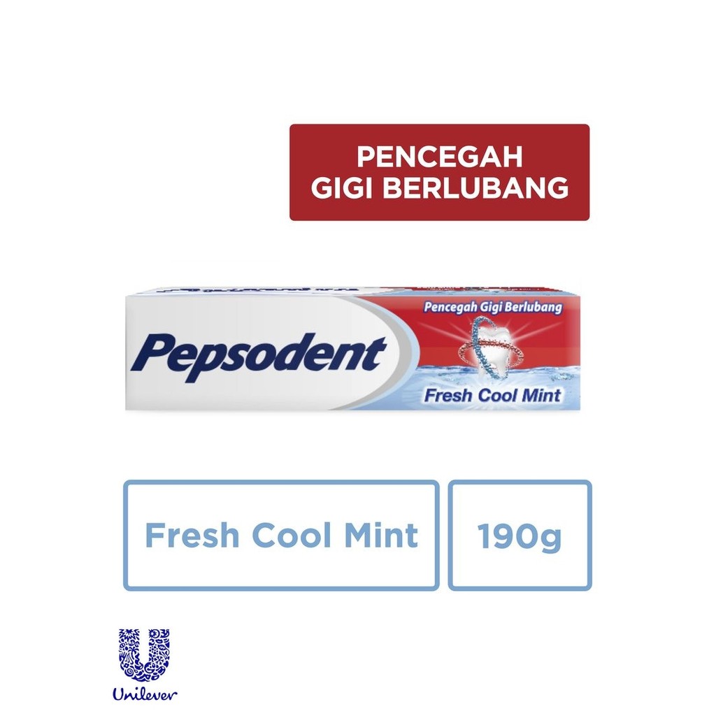 PEPSODENT PASTA GIGI FRESH COOL MINT  190g