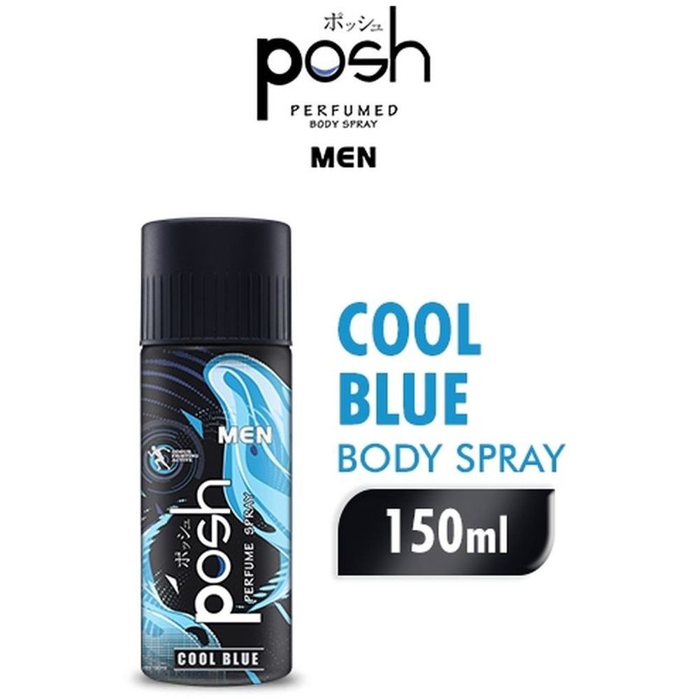 POSH BODY SPRAY PERFUMED COOL BLUE 150mL