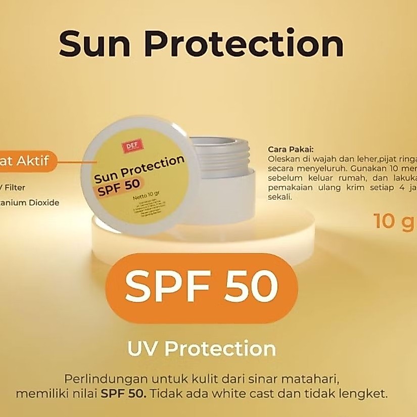 DEF SUN PROTECTION SPF 50