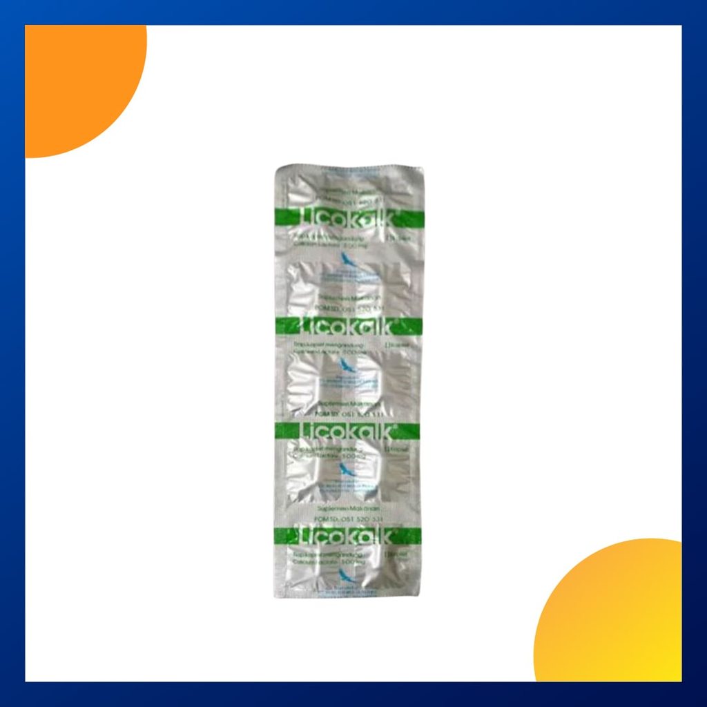Licokalk Strip Isi 10 Kaplet