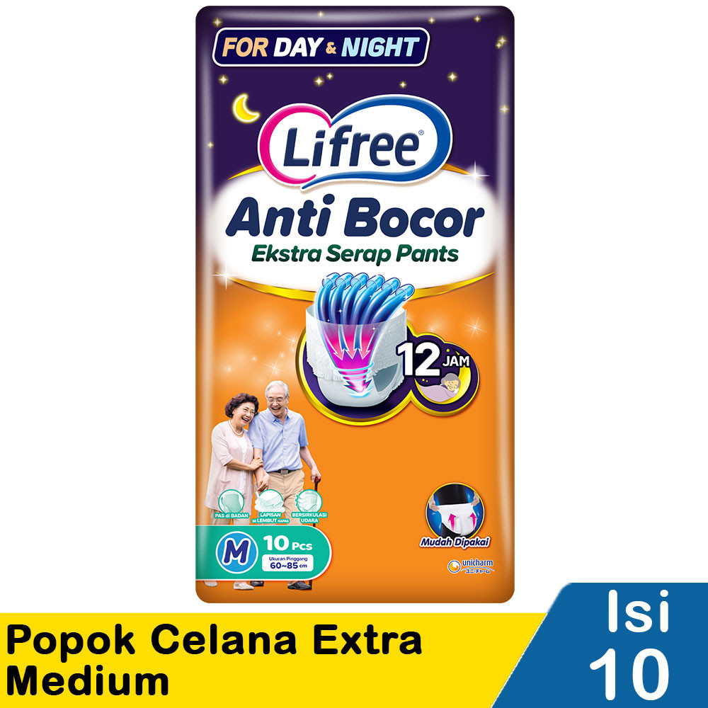 LIFREE POPOK CELANA EXTRA 10'S  MEDIUM