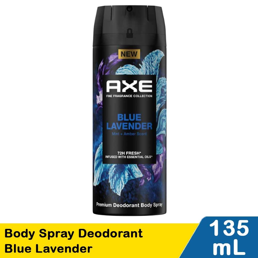 AXE BODY SPRAY DEODORANT BLUE LAVENDER 135mL