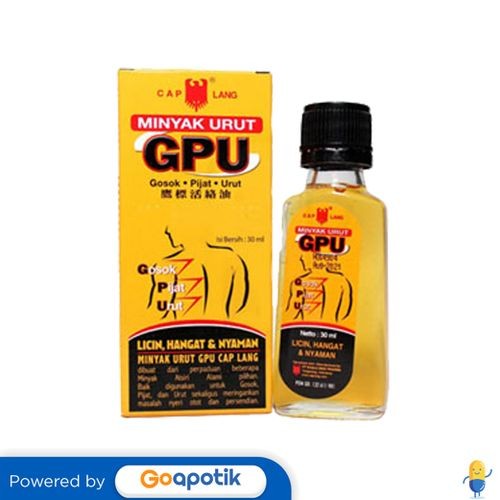 Cap Lang Minyak Urut Gpu 30 Ml